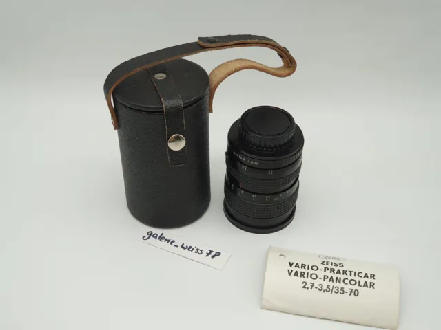Objektiv Lens Carl Zeiss Jena, Vario-Pancolar 1:2.7-3.5 f=35-70mm MC