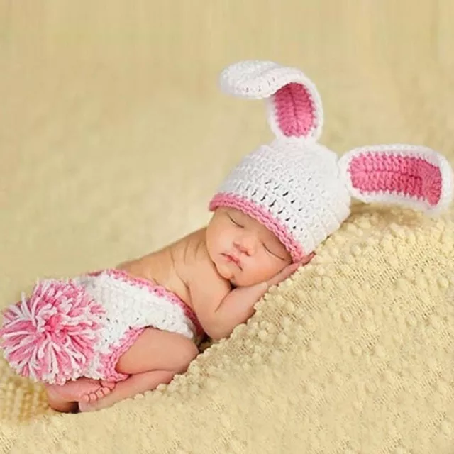 Girls Boys Baby Newborn Crochet Knit Costume Photo Photography Prop Outfits Cute