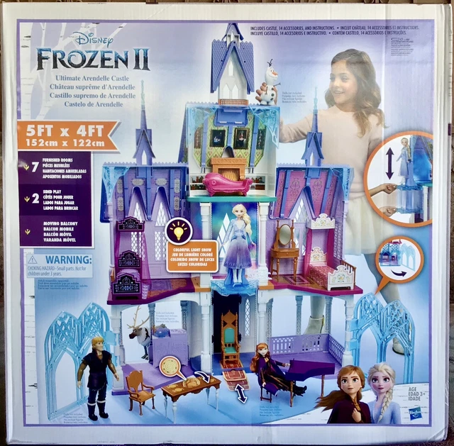 DISNEY FROZEN 2 Ultimate Arendelle Castle Lighted Moving Balcony Hasbro