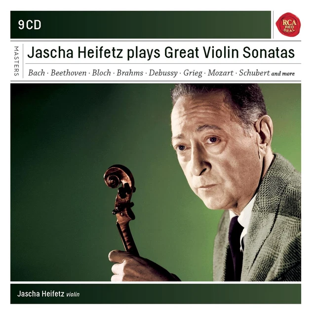 輸入CD Jascha Heifetz Jascha Heifetz Plays Bach, Vieuxtemps &amp; Gruenberg CDVS1919  /00110 CD JASCHA HEIFETZ Plays Bach Vieuxtemps Gruenberg Cdvs1919