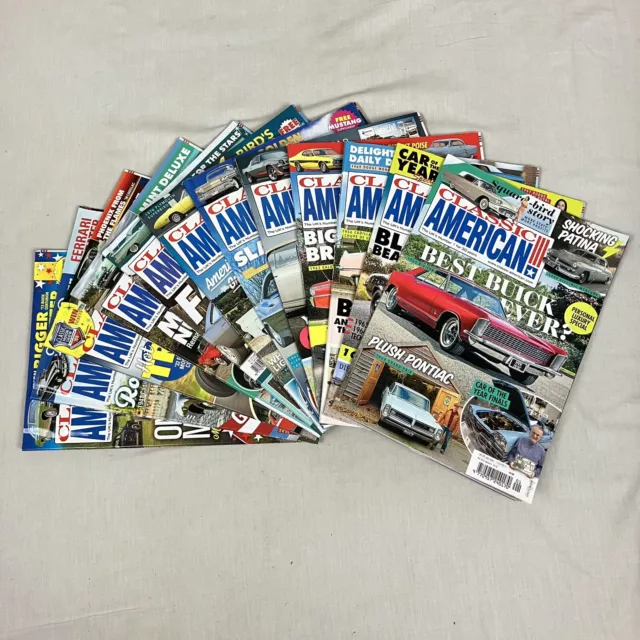 Classic American Cars Magazine - Bundle of 12 Issues Complete Year From 2019
