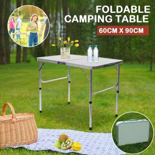 Folding Camping Table Portable Picnic Outdoor Foldable Aluminium Tables BBQ Desk