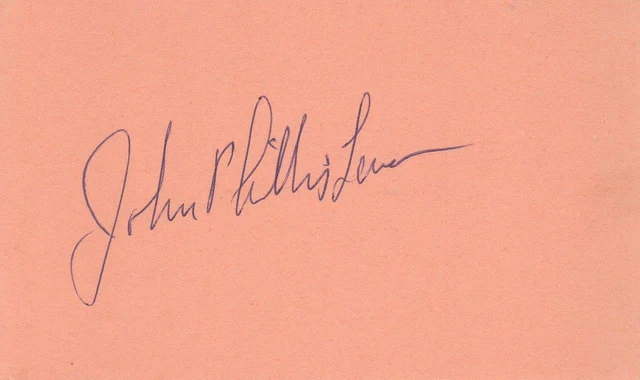 JOHN PHILIP LAW d 2008 Signed 3X5 Index Card Actor/Barbarella COA