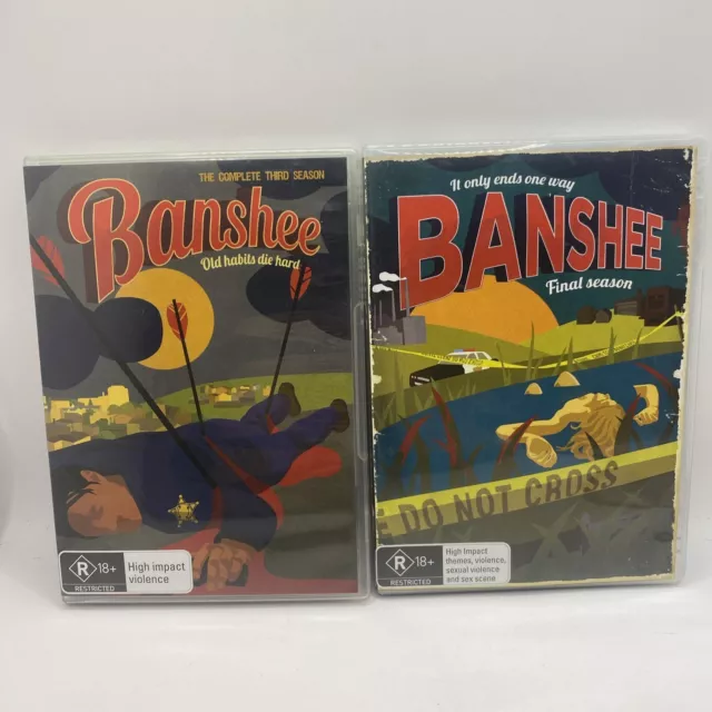 Banshee Seasons 3 & 4 Final Series DVD Bundle - Pal Region 4 - Free Fast Post