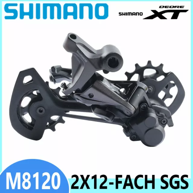 CAMBIO SHIMANO DEORE XT RD M8120 Shadow Plus 2x12 scomparti Long