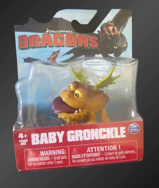 DREAMWORKS DRAGONS BABY Gronkle Mini 2" Dragon Meatlug How to Train