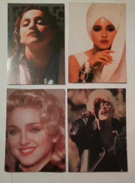 4 carte postale postcard Madonna excellent état