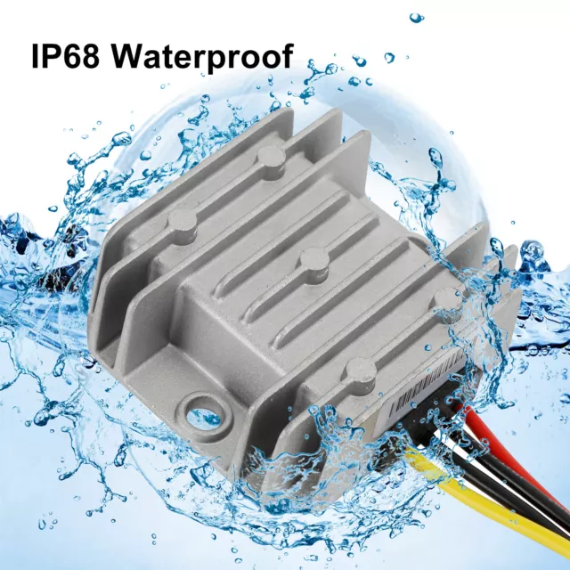 WaterProof 24V to 19V 5A 95W Step Down DC/DC Power Converter Regulator UK