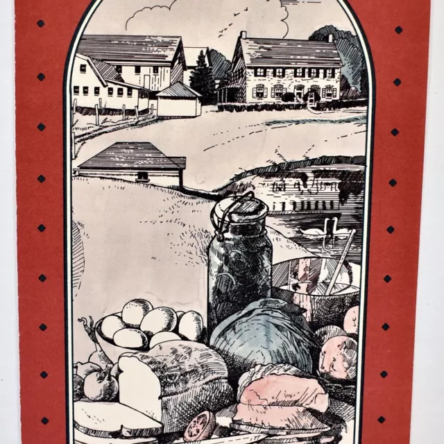 1980s Groff's Farm Restaurant Brochure Mount Joy Lancaster County Pennsylvania