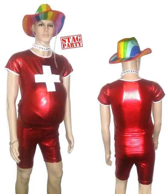 GAY MAN DAFFYD little Britain stag do funny laugh mens fancy dress