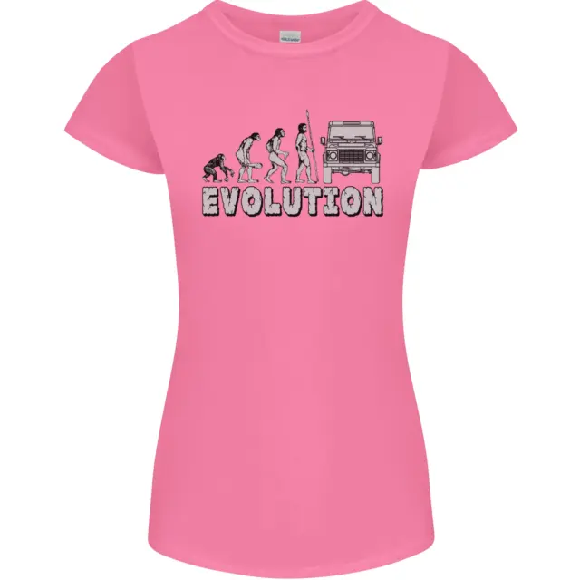 T-shirt 4X4 Evolution Off Roading divertente da donna Petite Cut 3