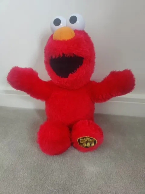 TICKLE ME ELMO SESAME STREET 50 YEARS SPECIAL EDITION TALKING PLUSH - Untested