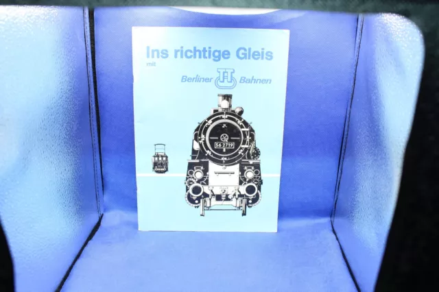 Berliner TT Bahnen Katalog Ins Richtige Gleis/guter Zustand
