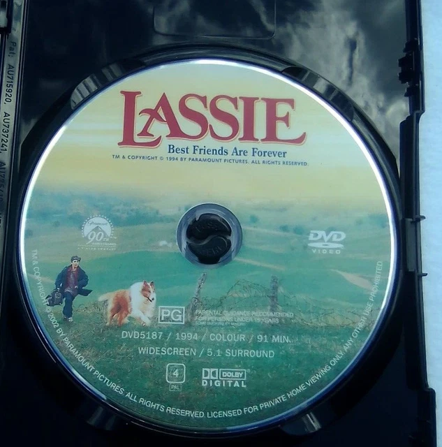LASSIE BEST FRIENDS Are Forever (1994) Region 4 DVD Good Condition