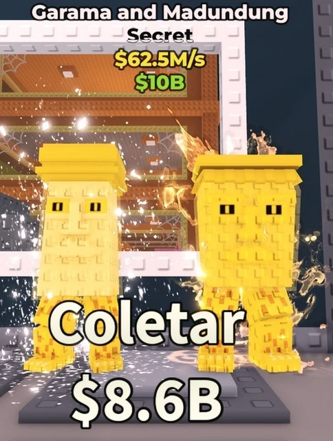 Beli Item Garama and madungdung Gold 62,5m /s Steal A Brainrot Terlengkap dan Termurah april 2026 3944307
