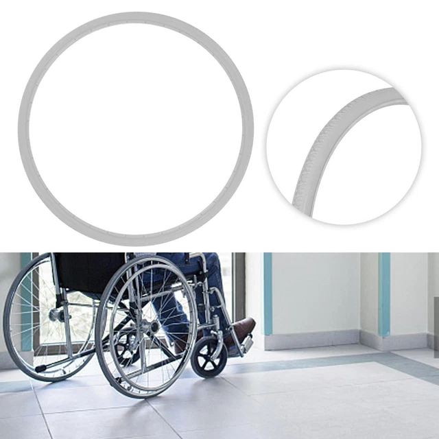 Les pneus pleins de pneu de fauteuil roulant de 22 pouces remplacent la