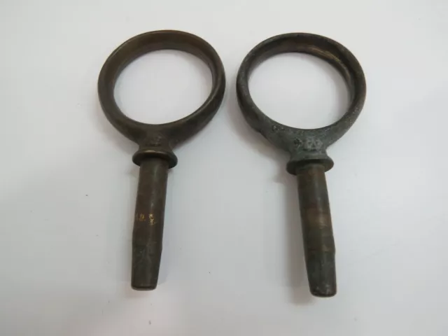 Pair 1+15/16 Inch Wilcox Crittenden Bronze Oar Locks Row Boat (C2.5A93B)