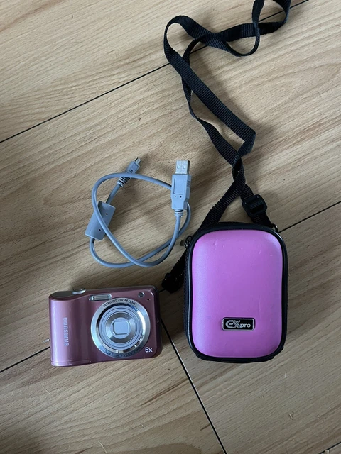 samsung ES28 pink compact camera - working