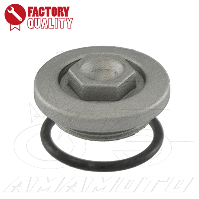 Piaggio Tappo Scarico Olio Originale 1A000139 - Ricambio OEM Per Beverly, MP3, BV 350/400 E X10