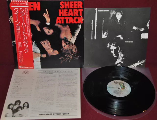 The Queen - Sheer Heart Attack - Elektra P-10137 1975 - Lp Japan Obi Nm