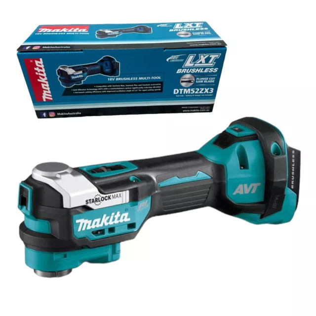 Makita DTM52ZX3 18V Li-ion Cordless Brushless Multi Tool - Skin Only NEW GENUINE