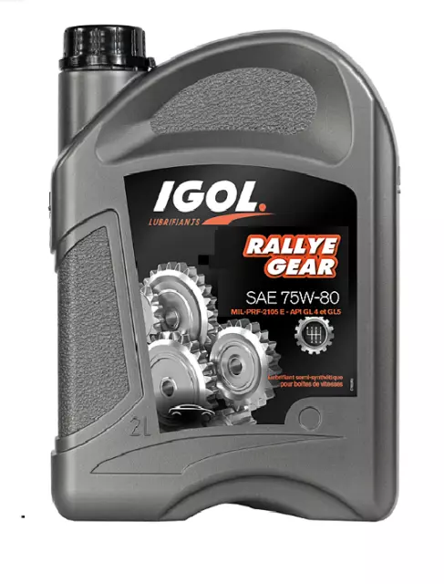 Huile Boite de vitesse Igol Rallye Gear 75W-90W