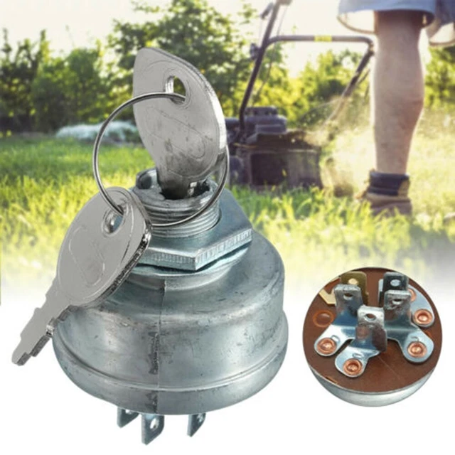 INTERRUTTORE CHIAVE METALLO 2 PROFILI ANTIFURTO 220 V 3 A COMANDO SIRENE ALLARME