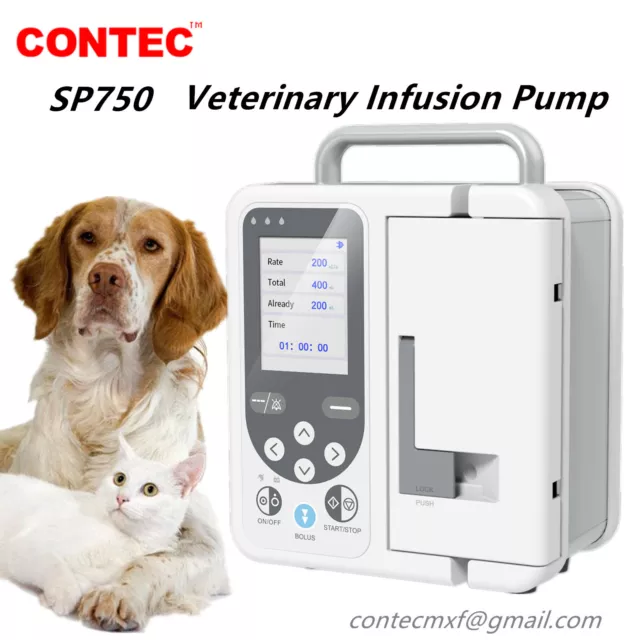 Veterinary Volumetric Infusion Pump IV & Fluid Syringe Pump Alarm & Calibration