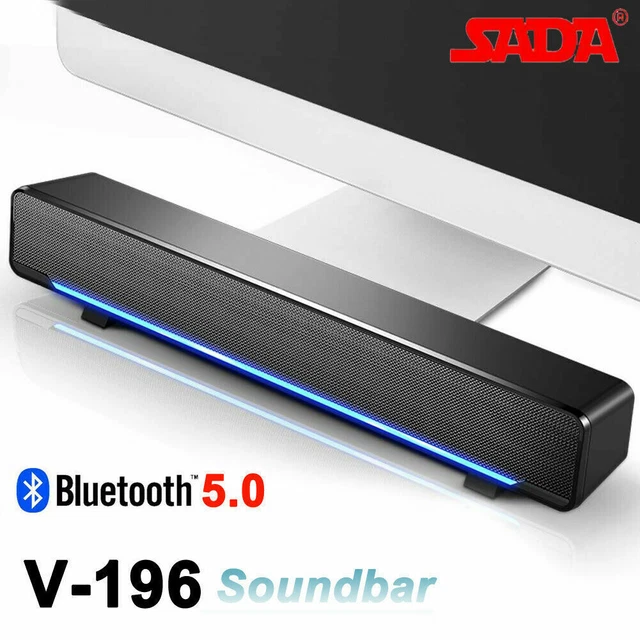 SPEAKER SOUNDBAR STEREO Subwoofer Home Theater Sound Box for TV/PC