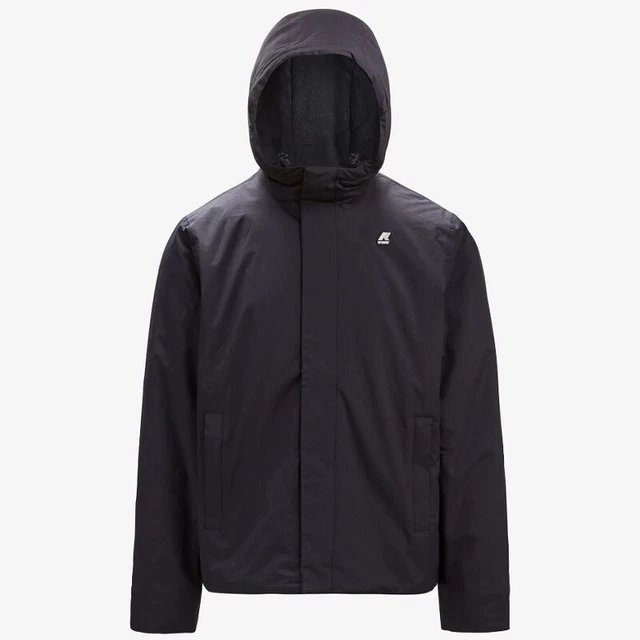 Giubbino Uomo K-WAY Jaques Ripstop Marmotta K1119KW Kway Giubbotto Blu Depth Blu