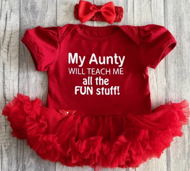 BABY TUTU ROMPER DRESS, White Glitter, Aunty Quote, Newborn Gift
