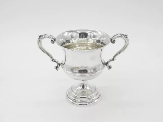 Sterling Silver Two-Handled Sporting Trophy Cup 1937 Antique Sheffield Viner's