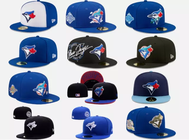 TORONTO BLUE JAYS Fitted Hat MLB 2024 Fashion Men's Baseball Cap Hat ...
