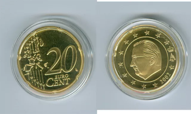 Belgien  20 Cent  PP/Proof  (Wählen Sie zwischen: 1999 - 2018)