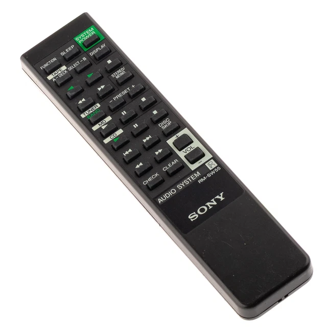 Télécommande Rm-Amu211 Pour Chaîne Hi-Fi Sony Mhc-Ecl77Bt Ss-Wg919Ip