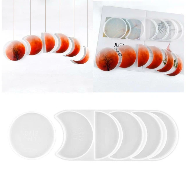 Mond Lunar Silikon Form Handgemachte Bahn   DIY Epoxy Harz Casting Formen 2