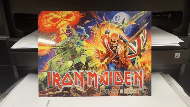 Iron Maiden Legacy Of The Beast Metal Flyer 200mm X 150mm 3