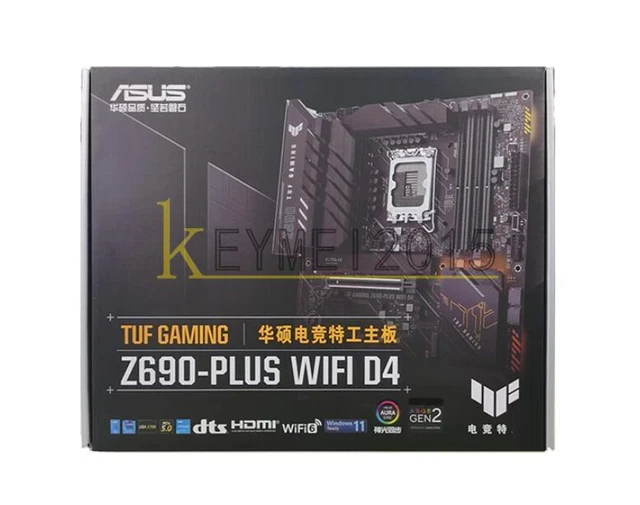 ONE NEW ASUS TUF GAMING Z690Plus WIFI D4 LGA1700 desktop motherboard