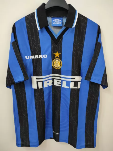 INTER MILAN 1997-1998 Pirelli camiseta shirt trikot maillot maglia M