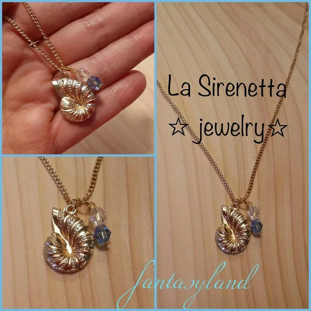 Collana Meghan Markle Ciondolo Cristallo Acquamarina Regalo Princip... | Su