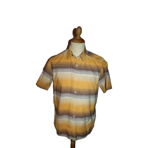 Chemise Homme Armand Thierry Beige Brodée En Coton - Taille XL - Occasion Très Bon État (TBE)