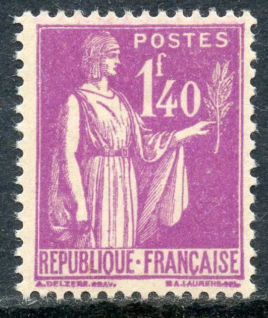 STAMP /  TIMBRE de FRANCE NEUF TYPE PAIX N° 371 ** /// COTE +14 €