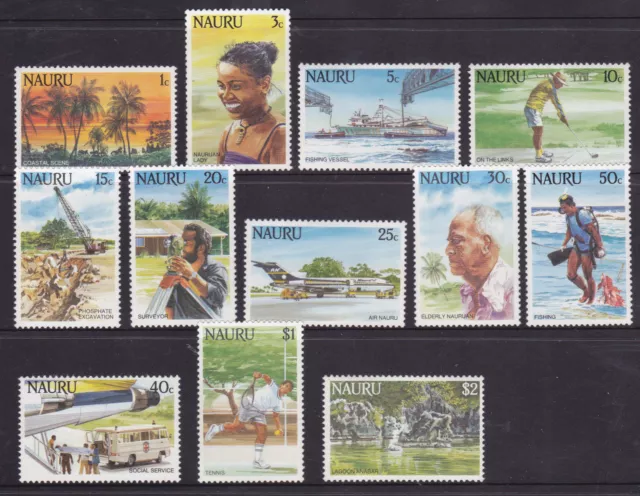 1984 Nauru Island Life (Definitives) MUH - Complete Set