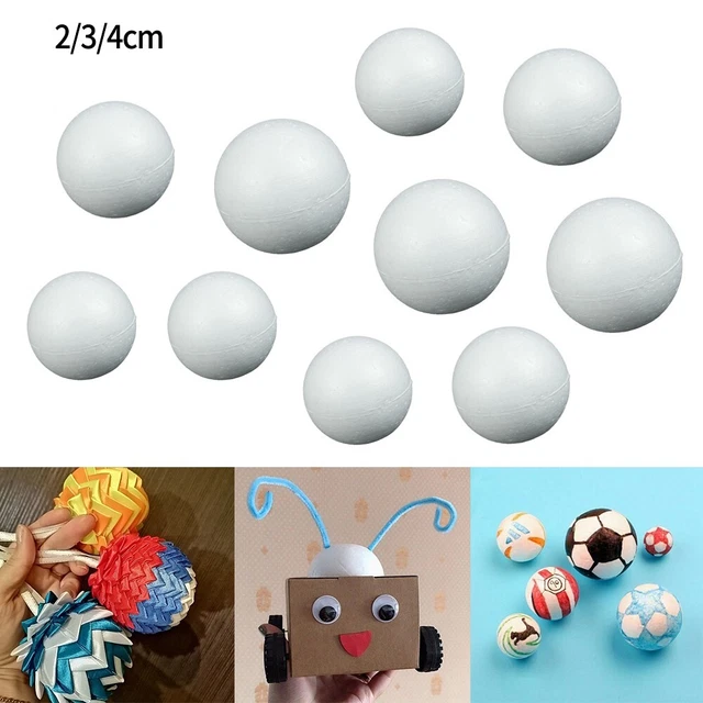 120 Pcs Boule Solide Mousse Enfant Billes Polystyrene Sphère Artisanale 120 Pcs Boule Solide Mousse Enfant Billes Polystyrene Sphère Artisanale