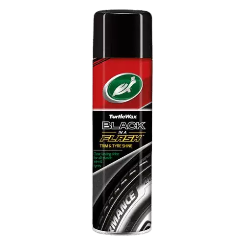 Turtle Wax Black in a Flash Trim & Tyre Wax 500ml