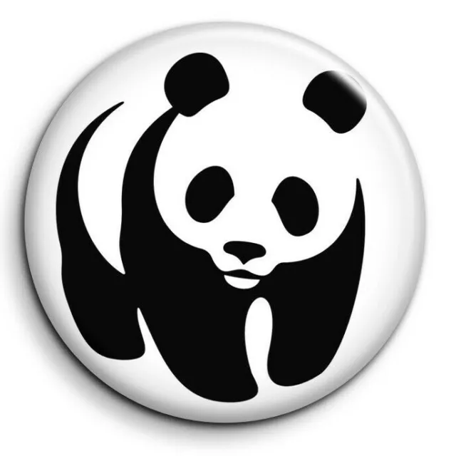 wwf panda nature protection animaux environnement Badge Epingle 38mm Button Pin