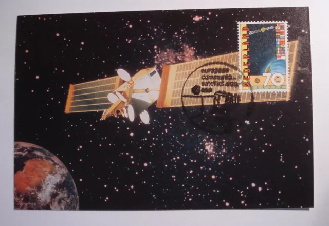 Niederlande 1983:MK maximum card "Europa CEPT: SATELLIT", 70 C., MN 1233