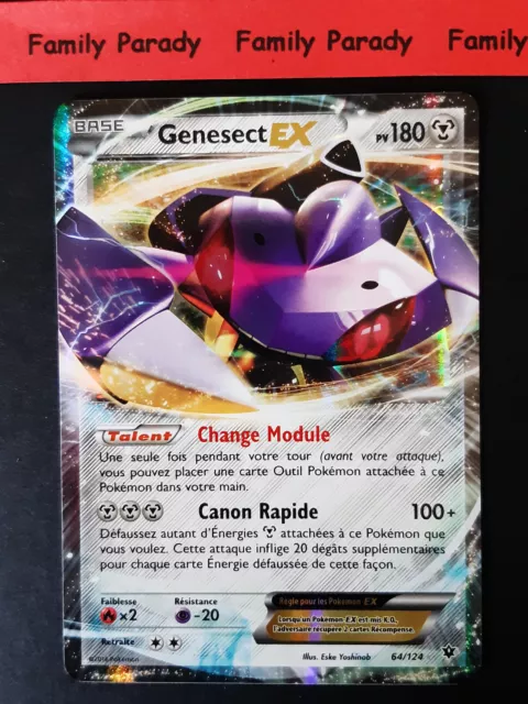 Genesect Ex 11/101 Explosion Plasma Pokemon Card Ultra Rare New French