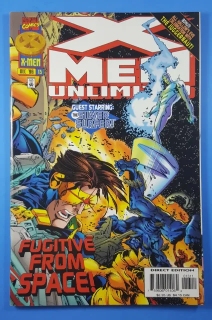 X-Men Unlimited #13 Silver Surfer Binary Juggernaut Marvel Comics 1996