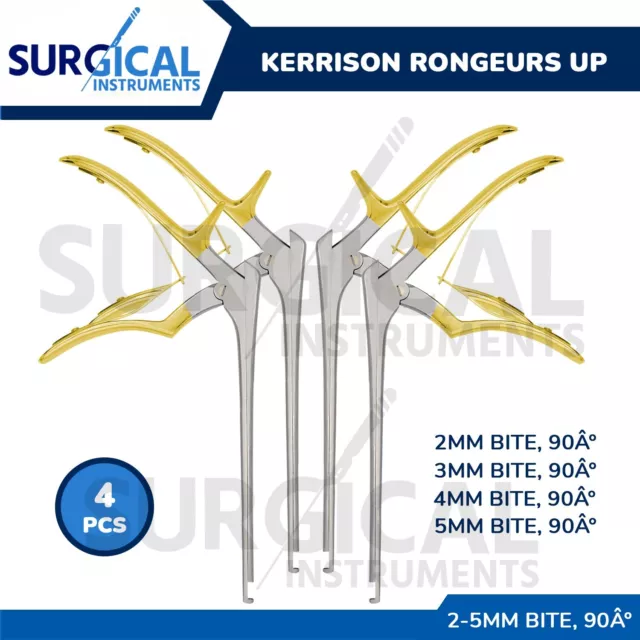 KERRISON Rongeurs (2, 3, 4, 5mm 90 DEGREE UP) Cervical Orthopedic German Grade